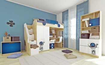 Детская комната Санни (Белый/корпус Клен) в Подгорном - podgornyj.mebel54.com | фото