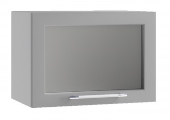 Гарда ПГС 500 шкаф верхний горизонтальный со стеклом Белый в Подгорном - podgornyj.mebel54.com | фото