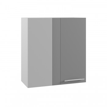 Гарда ПУ 650 шкаф верхний угловой (Белый/корпус Серый) в Подгорном - podgornyj.mebel54.com | фото
