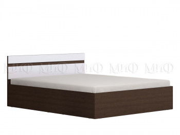 Ким кровать 1,4 (Венге/белый глянец) в Подгорном - podgornyj.mebel54.com | фото