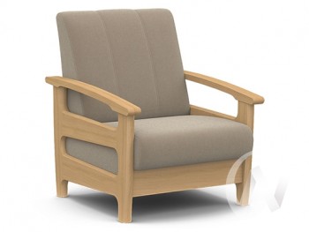 Кресло для отдыха Омега (бук лак/CATANIA LATTE) в Подгорном - podgornyj.mebel54.com | фото