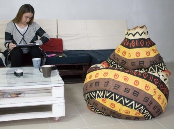 Кресло-груша Большое-Африка в Подгорном - podgornyj.mebel54.com | фото