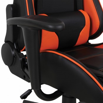 Кресло компьютерное BRABIX GT Racer GM-100 (черный, оранжевый) в Подгорном - podgornyj.mebel54.com | фото