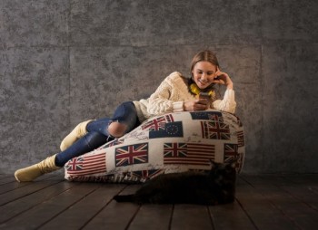 Кресло-мешок Британский Флаг в Подгорном - podgornyj.mebel54.com | фото