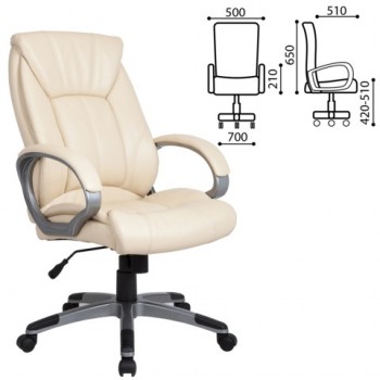 Кресло офисное BRABIX Maestro EX-506 (бежевый) в Подгорном - podgornyj.mebel54.com | фото