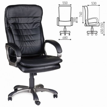 Кресло офисное BRABIX Omega EX-589 (черное) в Подгорном - podgornyj.mebel54.com | фото