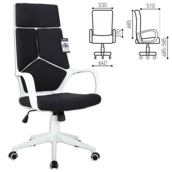 Кресло офисное BRABIX Prime EX-515 (черная ткань) в Подгорном - podgornyj.mebel54.com | фото