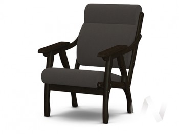 Кресло Вега-10 (венге лак/ULTRA GRAFIT) в Подгорном - podgornyj.mebel54.com | фото