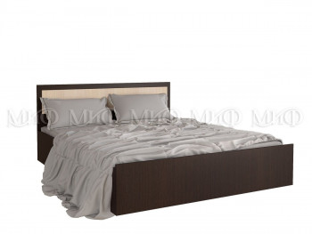 Кровать 1,6 Фиеста (Венге/Дуб беленый) в Подгорном - podgornyj.mebel54.com | фото