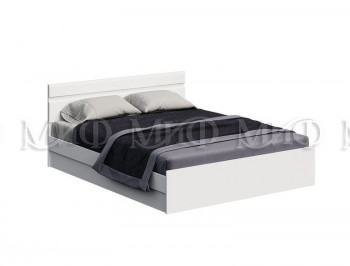 Кровать Нэнси New 1,4м (Белый/белый глянец) в Подгорном - podgornyj.mebel54.com | фото