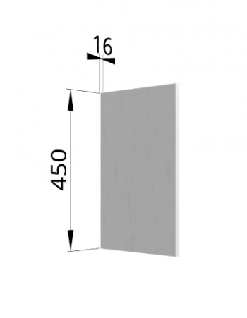 Панель торцевая (для шкафа горизонтального высокого) ВПГ Гарда (Белый) в Подгорном - podgornyj.mebel54.com | фото