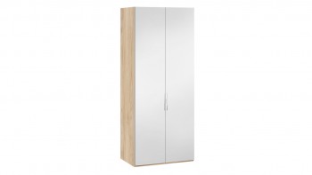 Шкаф для одежды с 2 зеркальными дверями «Эмбер» Яблоня Беллуно в Подгорном - podgornyj.mebel54.com | фото