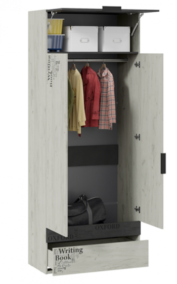 Шкаф комбинированный для одежды «Оксфорд-2» в Подгорном - podgornyj.mebel54.com | фото