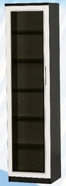 Шкаф средний со стеклодверью ДЛЯ ГОСТИНОЙ ШСС-450 Венге/Дуб выбеленный в Подгорном - podgornyj.mebel54.com | фото