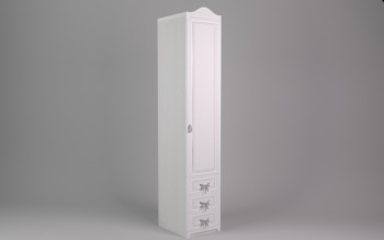 Шкаф угловой Бэлла с ящиками (Выбеленное дерево/Белый) в Подгорном - podgornyj.mebel54.com | фото