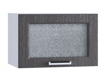 Шкаф верхний горизонтальный со стеклом 500, ШВГС 500 (Клен серый/корпус белый) в Подгорном - podgornyj.mebel54.com | фото