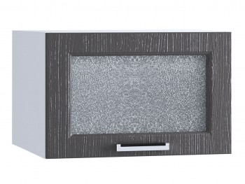 Шкаф верхний горизонтальный со стеклом 510, ШВГС 510 (Клен серый/корпус белый) в Подгорном - podgornyj.mebel54.com | фото