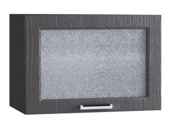 Шкаф верхний горизонтальный со стеклом 609, ШВГС 609 (Клен серый/корпус венге) в Подгорном - podgornyj.mebel54.com | фото