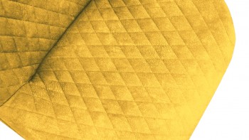 Стул «Оливер» К1С Белый/Микровелюр Wellmart Yellow в Подгорном - podgornyj.mebel54.com | фото