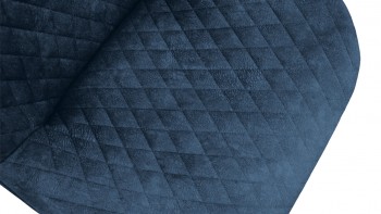 Стул «Оливер» К3 Черный/Микровелюр Wellmart Blue в Подгорном - podgornyj.mebel54.com | фото