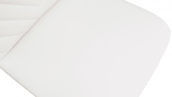 Стул «Шерри» К1С Черный муар/Кож зам Polo White в Подгорном - podgornyj.mebel54.com | фото