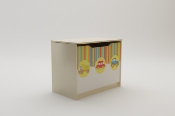 Ящик для игрушек Клаксон (Бежевый/корпус Клен) в Подгорном - podgornyj.mebel54.com | фото