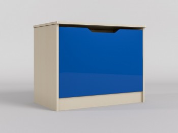 Ящик для игрушек Скай люкс (Синий/корпус Клен) в Подгорном - podgornyj.mebel54.com | фото